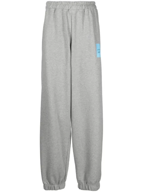 VETEMENTS pants anchos con logo estampado 