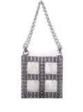 0711 Tekla beaded bucket bag - Blue