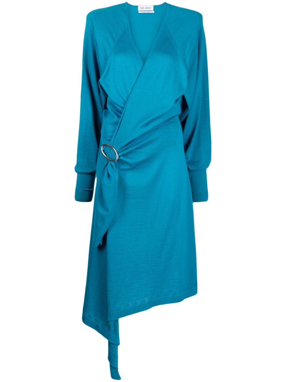 Atwell wool midi wrap dress