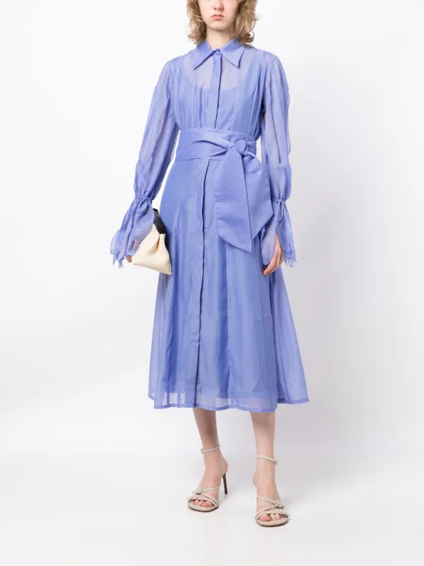 oprah's t shirt dress Oprah Cotton Midi Dress/ Trench Coat