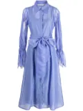 Baruni Oprah belted shirt dress - Blue