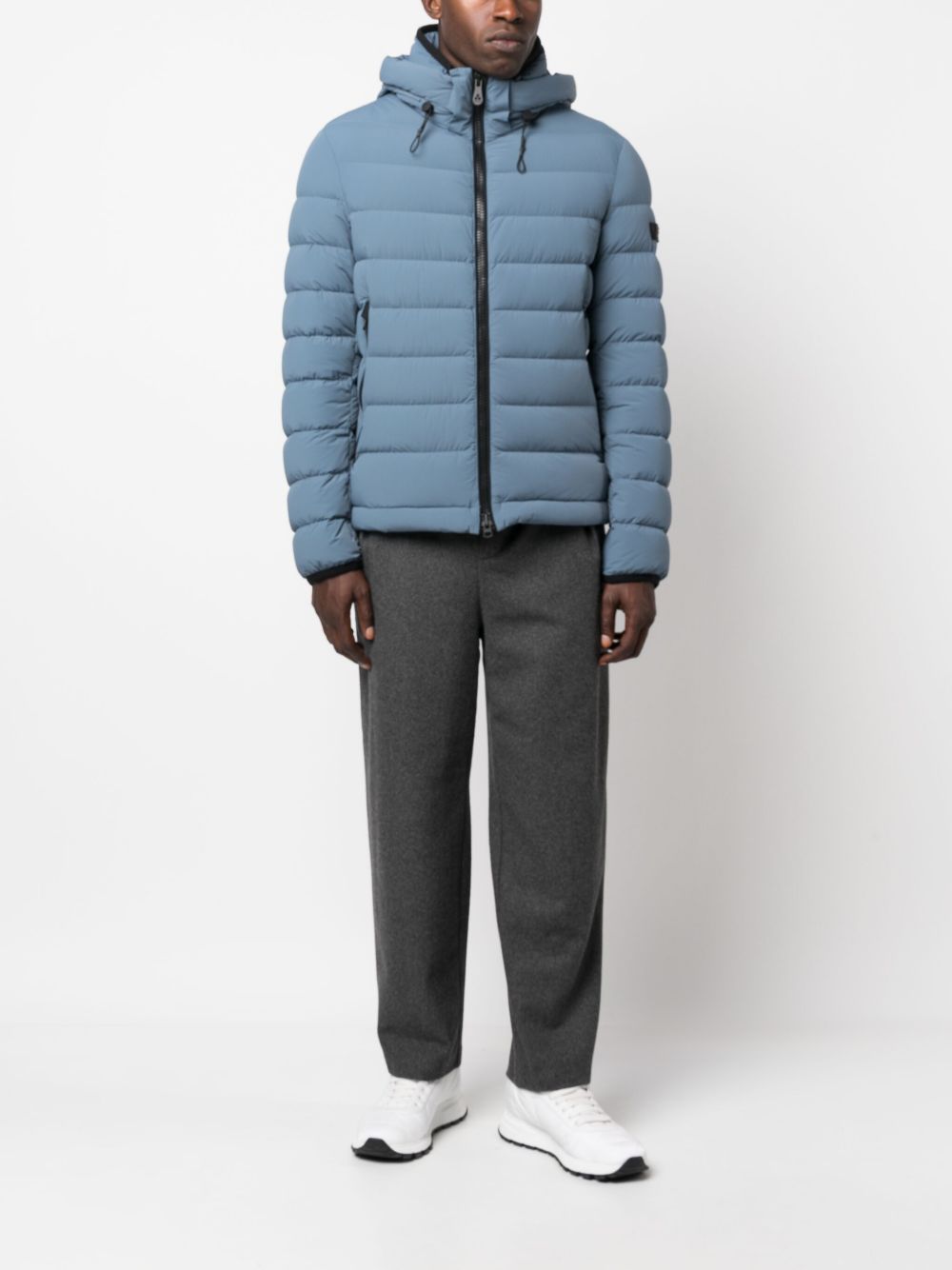 Peuterey Boggs padded hooded jacket - Blauw