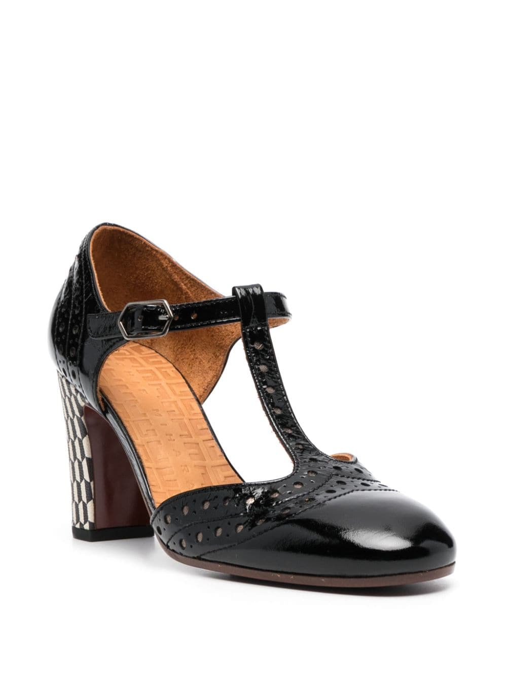 Chie Mihara Wante pumps met print - Zwart