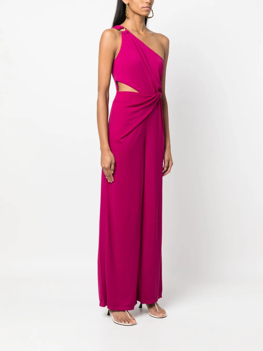 Lauren Ralph Lauren Asymmetrische jumpsuit Roze