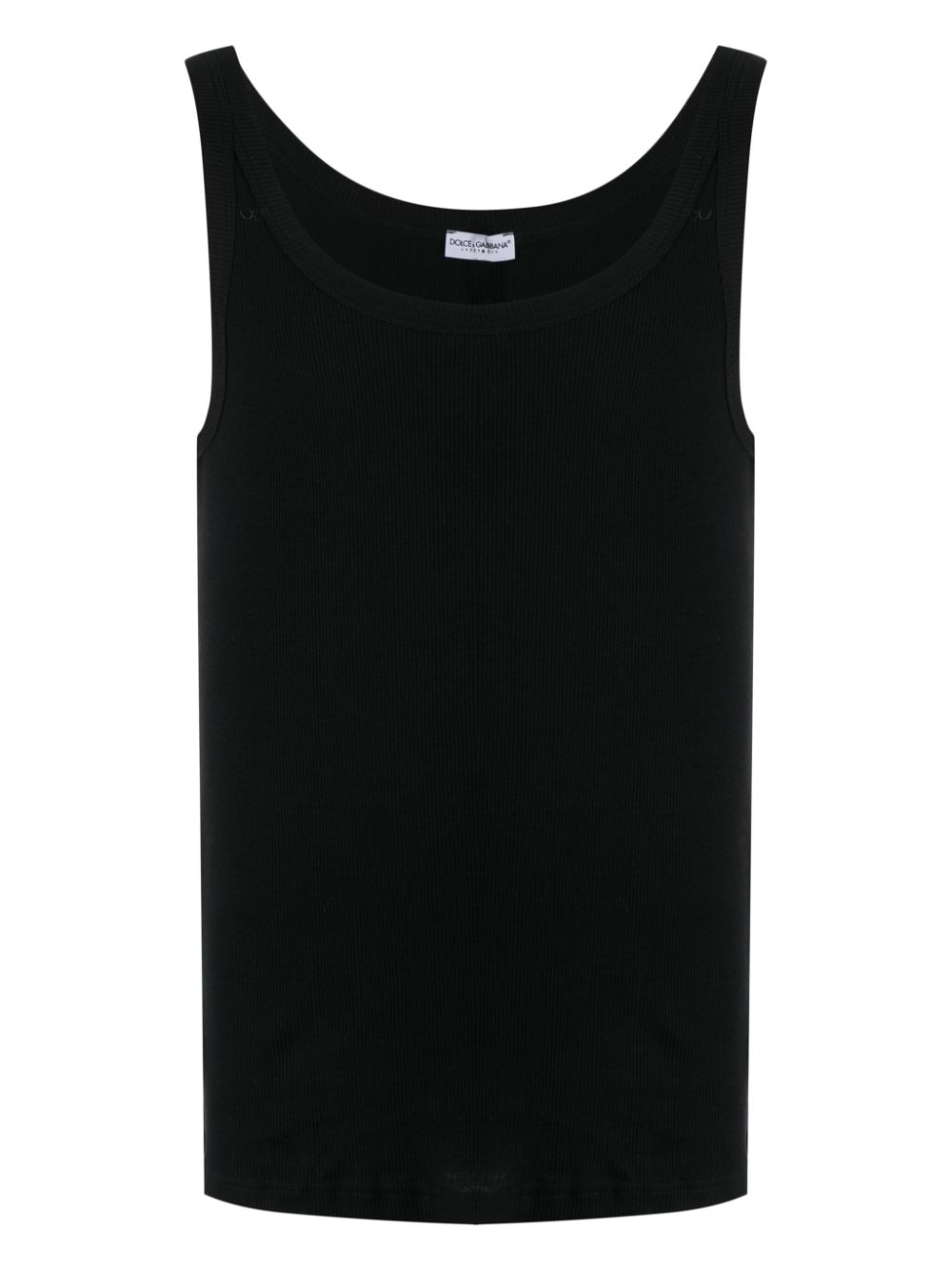 Dolce & Gabbana Marcello ribbed-knit tank top - Black