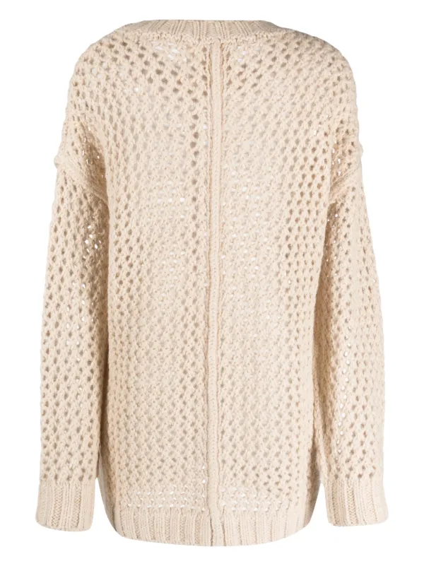 Open knit clearance sweater