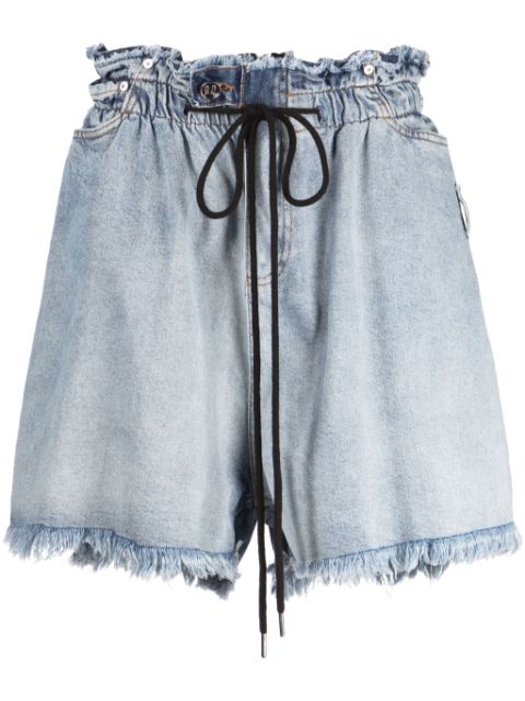 Natasha Zinko drawstring denim shorts 