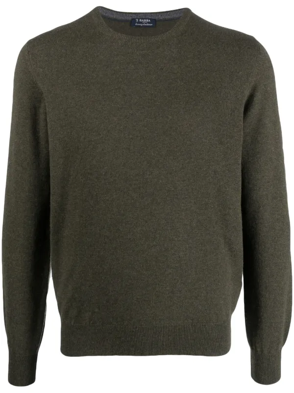 Barba fine knit Cashmere Jumper Farfetch