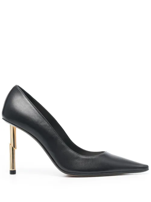 Escarpins pointus à talon métallisé - Lanvin - Modalova
