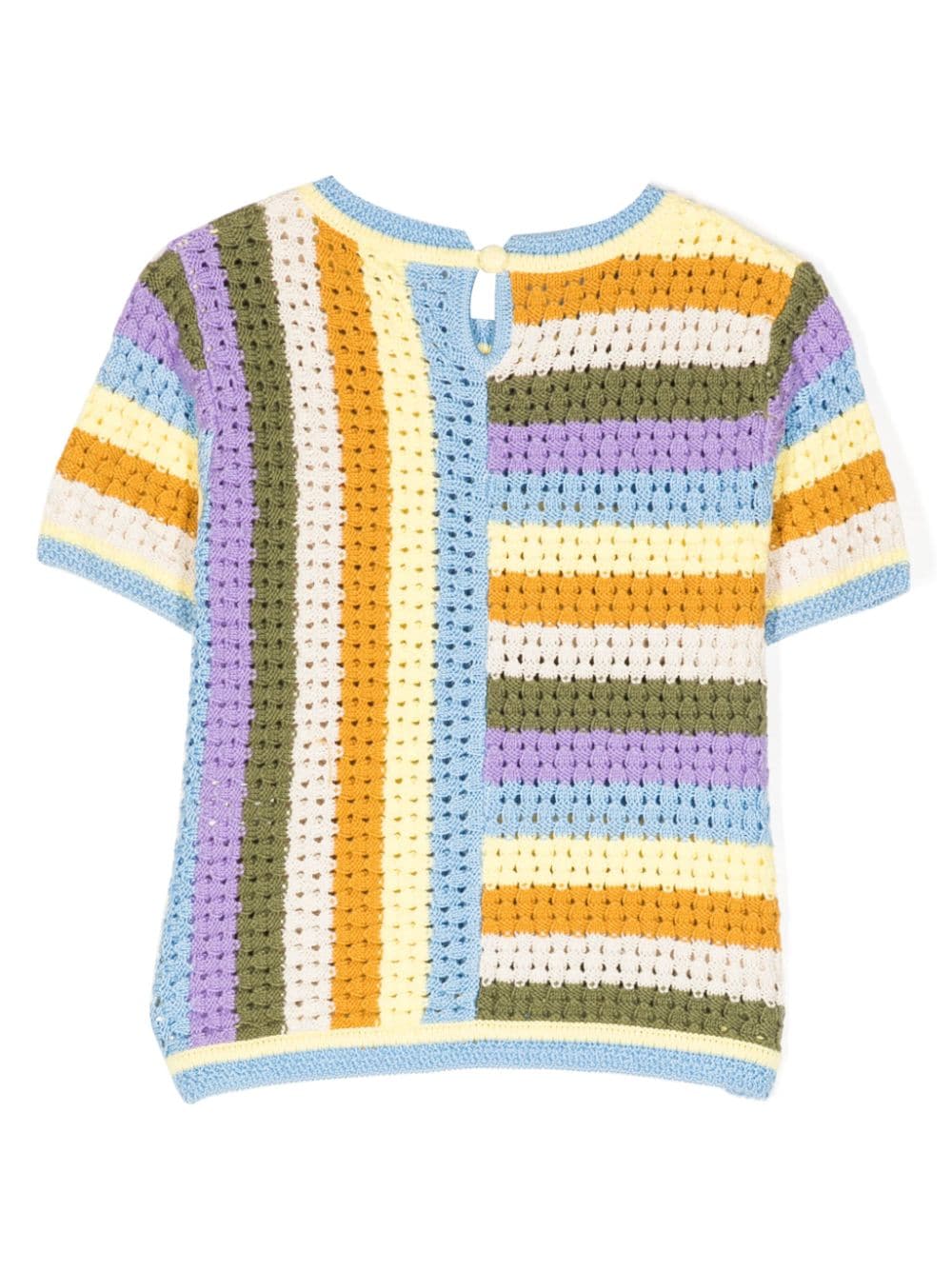 ZIMMERMANN Halcyon striped knit top - Veelkleurig