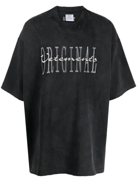 VETEMENTS Original logo-print T-shirt