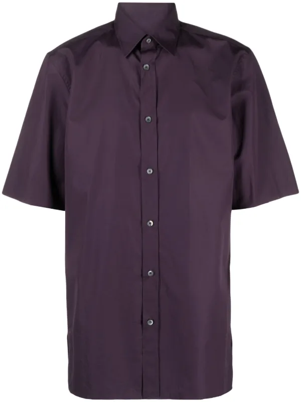 Maison Margiela four stitch short sleeve Shirt Purple FARFETCH AZ