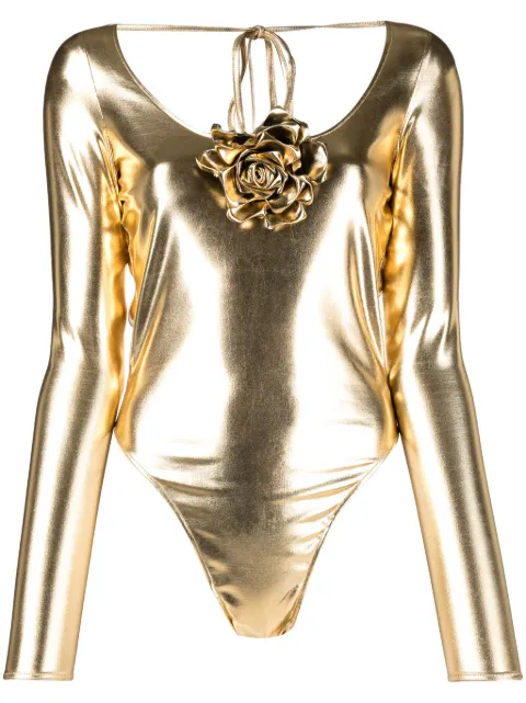 Giuseppe Di Morabito Body com aplicação floral