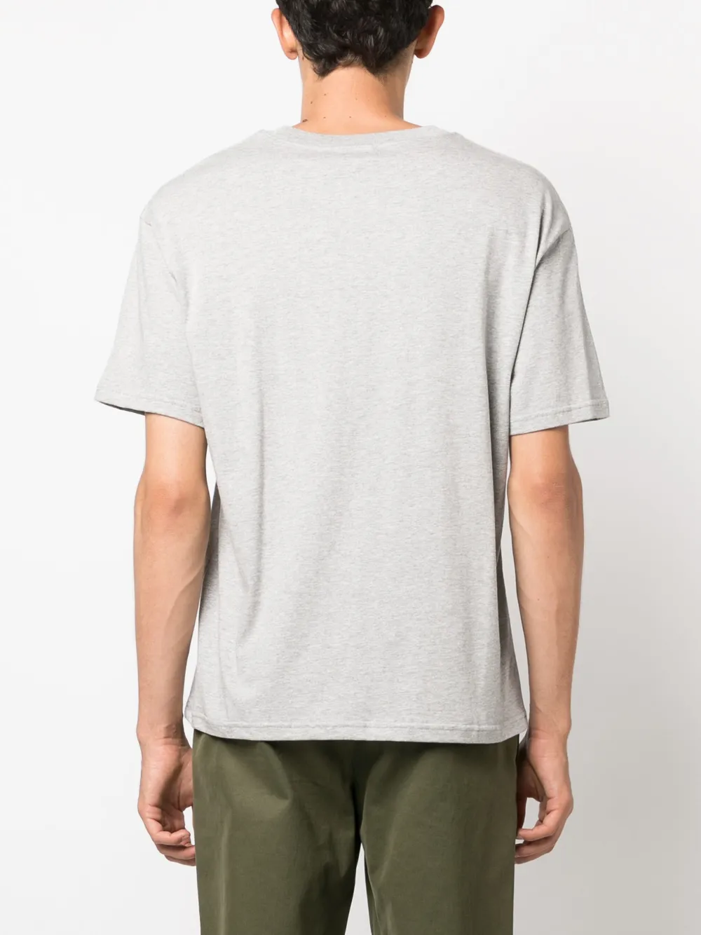 Apc Heart Logo Cotton T-shirt In 灰色