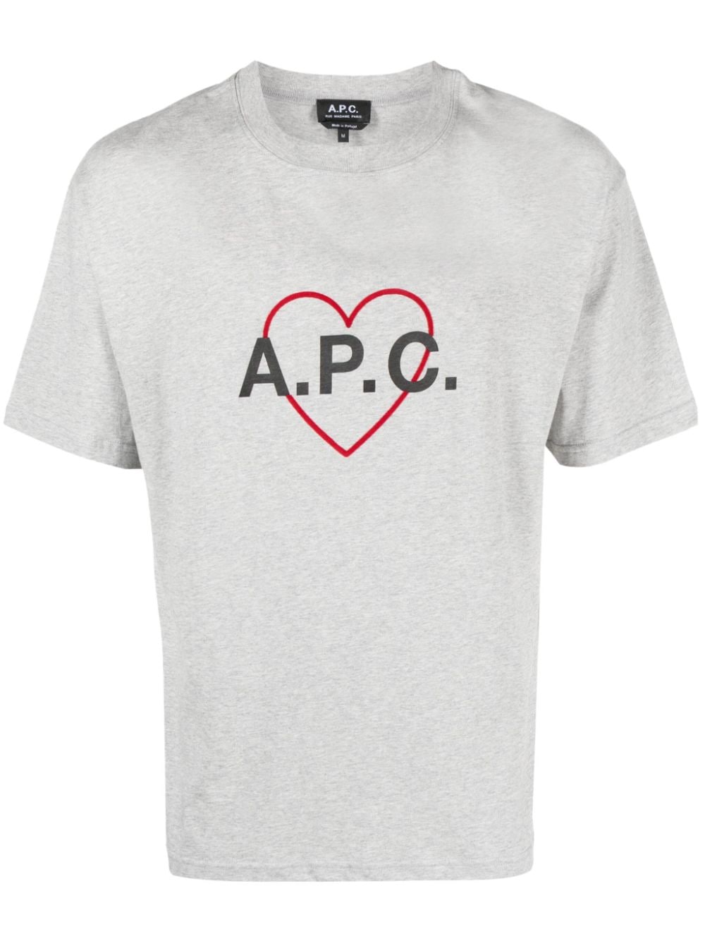 A.P.C. Heart Logo Cotton T shirt Farfetch