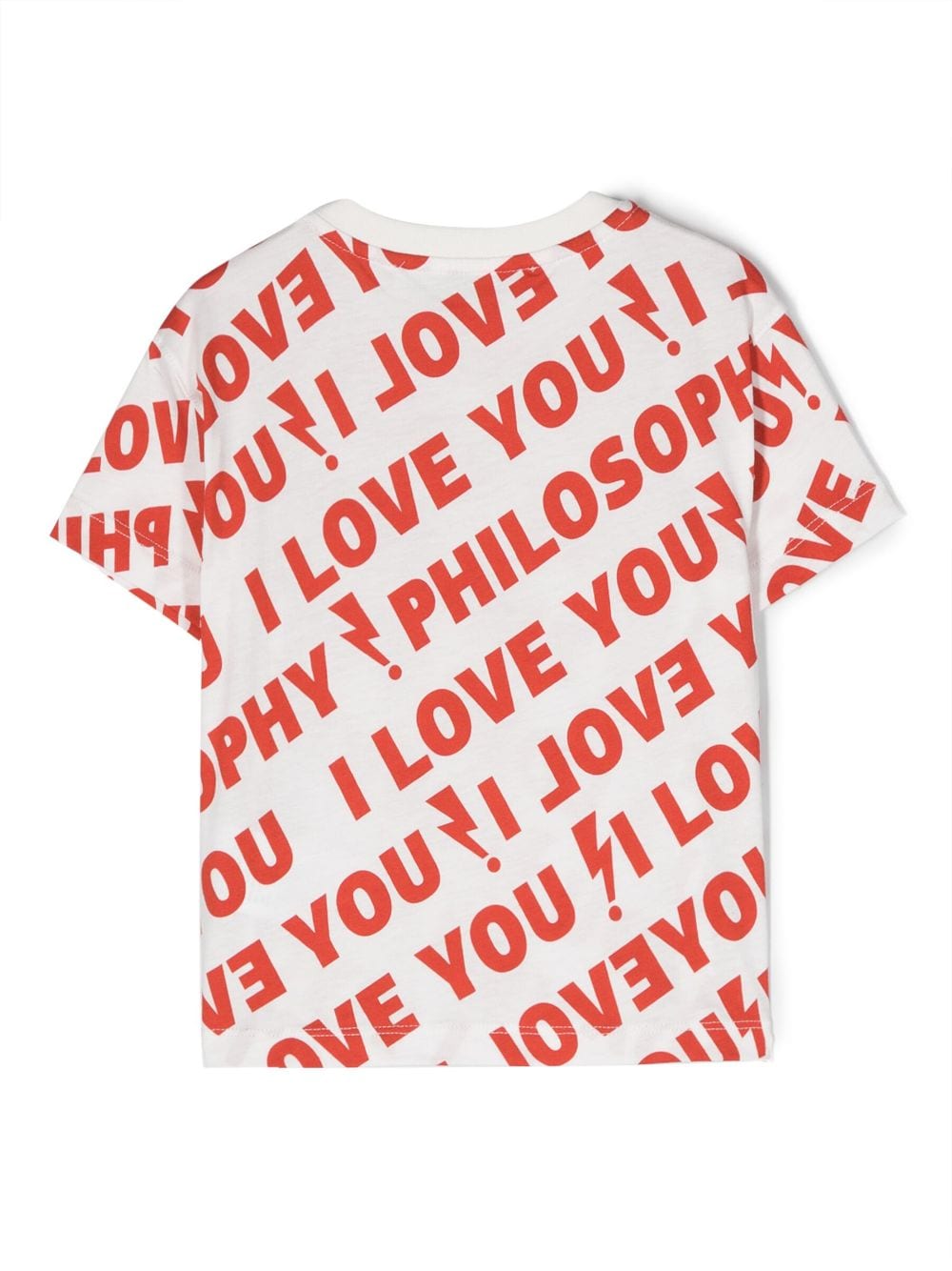 Image 2 of Philosophy Di Lorenzo Serafini Kids logo-print cotton T-shirt