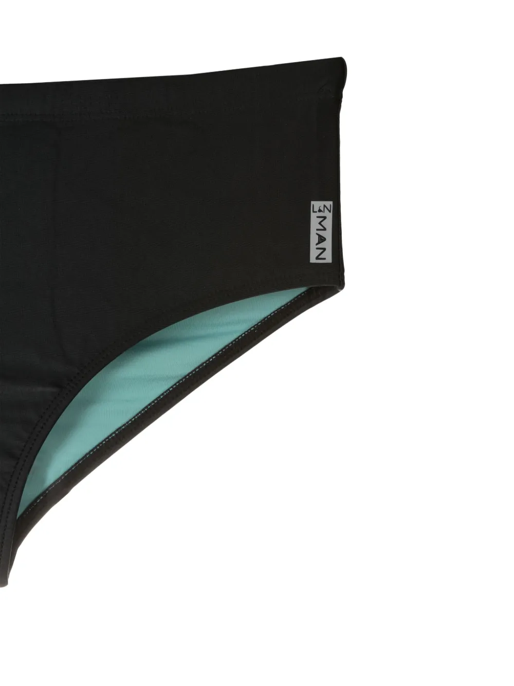 Shop Lygia & Nanny Ilhabela Low-rise Swimming Trunks In Black