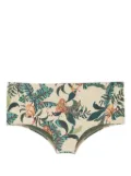 Lygia & Nanny Parati jungle-print swimming trunks - White