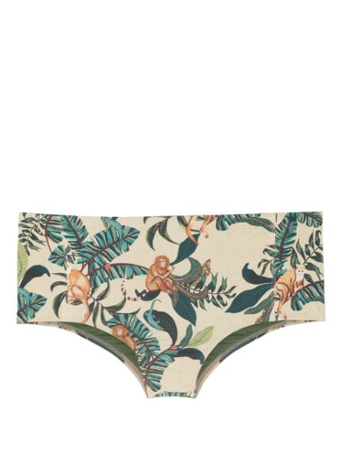 Lygia & Nanny Parati jungle-print swimming trunks