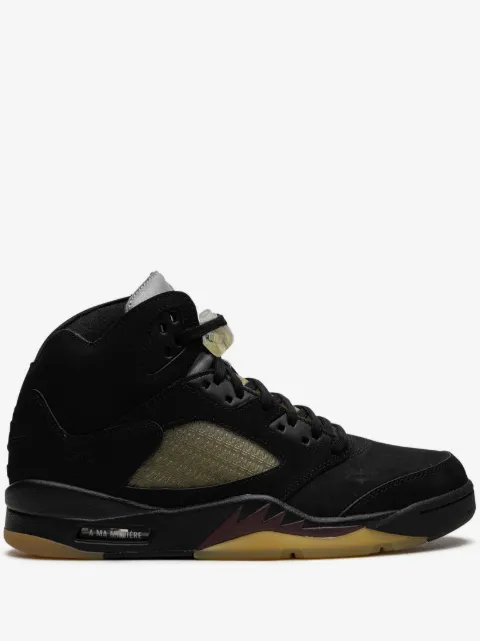 Jordan "tenis Air Jordan 5 ""Black"" de Jordan x A Ma Maniére"