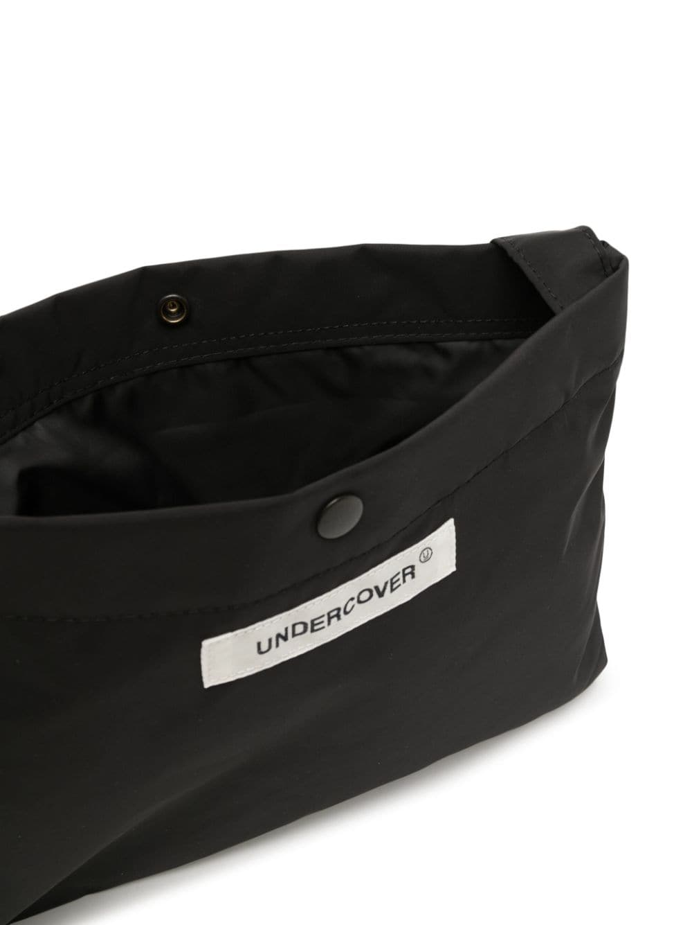 Shop Undercover Logo-patch Shoulder Bag In Black