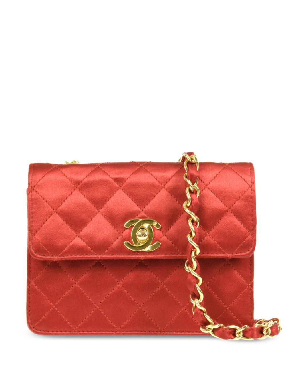 Red chanel bag small sale