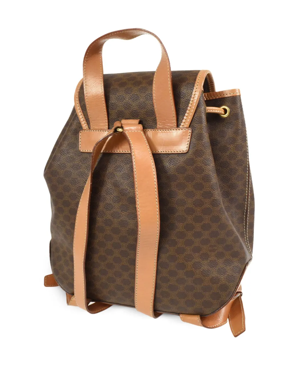 Céline Pre-Owned 1990-2000s Macadam Twin rugzak - Bruin