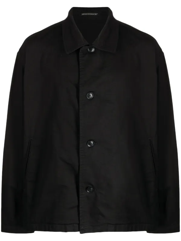 Black button 2025 up jacket