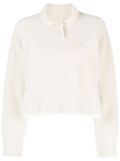 Jacquemus Le Polo Neve knitted polo shirt - Neutrals