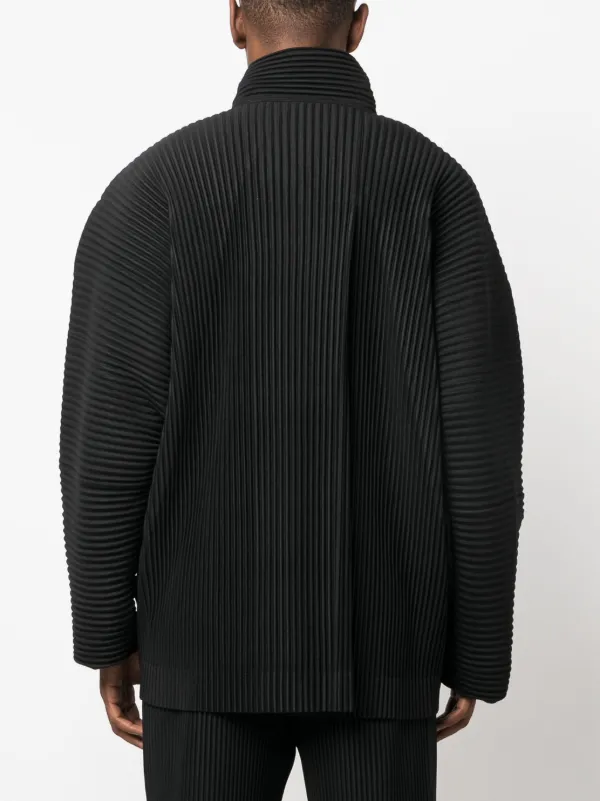 Homme Plissé Issey Miyake button-fastening Pleated Jacket - Farfetch