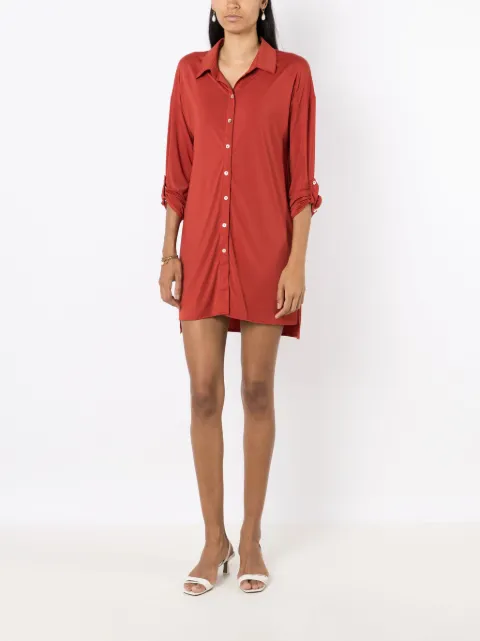 Lygia & Nanny Meline long-sleeve shirtdress 23220004024 - 1