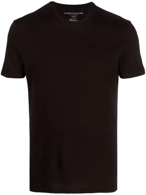 Majestic Filatures crew-neck cotton-blend T-shirt