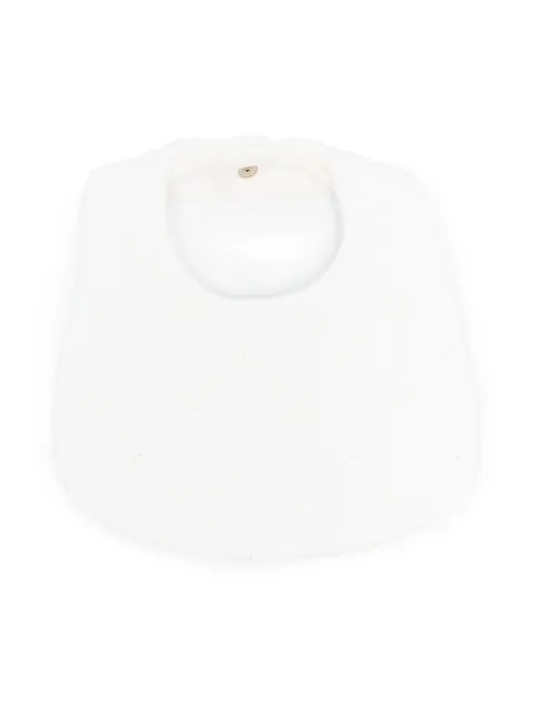 Elisabetta Franchi La Mia Bambina logo-embroidered cotton bib