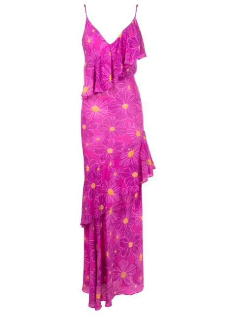 Triya Vestido Cintia com estampa floral