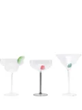 Maison Balzac x Browns cocktail glasses (set of three) - White