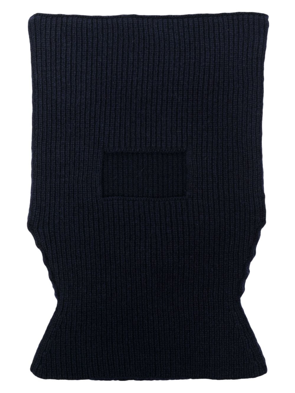 four-stitch ribbed balaclava