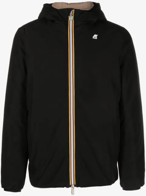 K-Way logo-print padded jacket