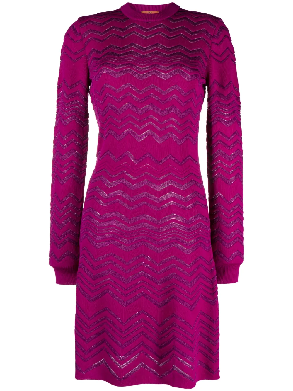 MISSONI ZIGZAG WOOL-BLEND DRESS
