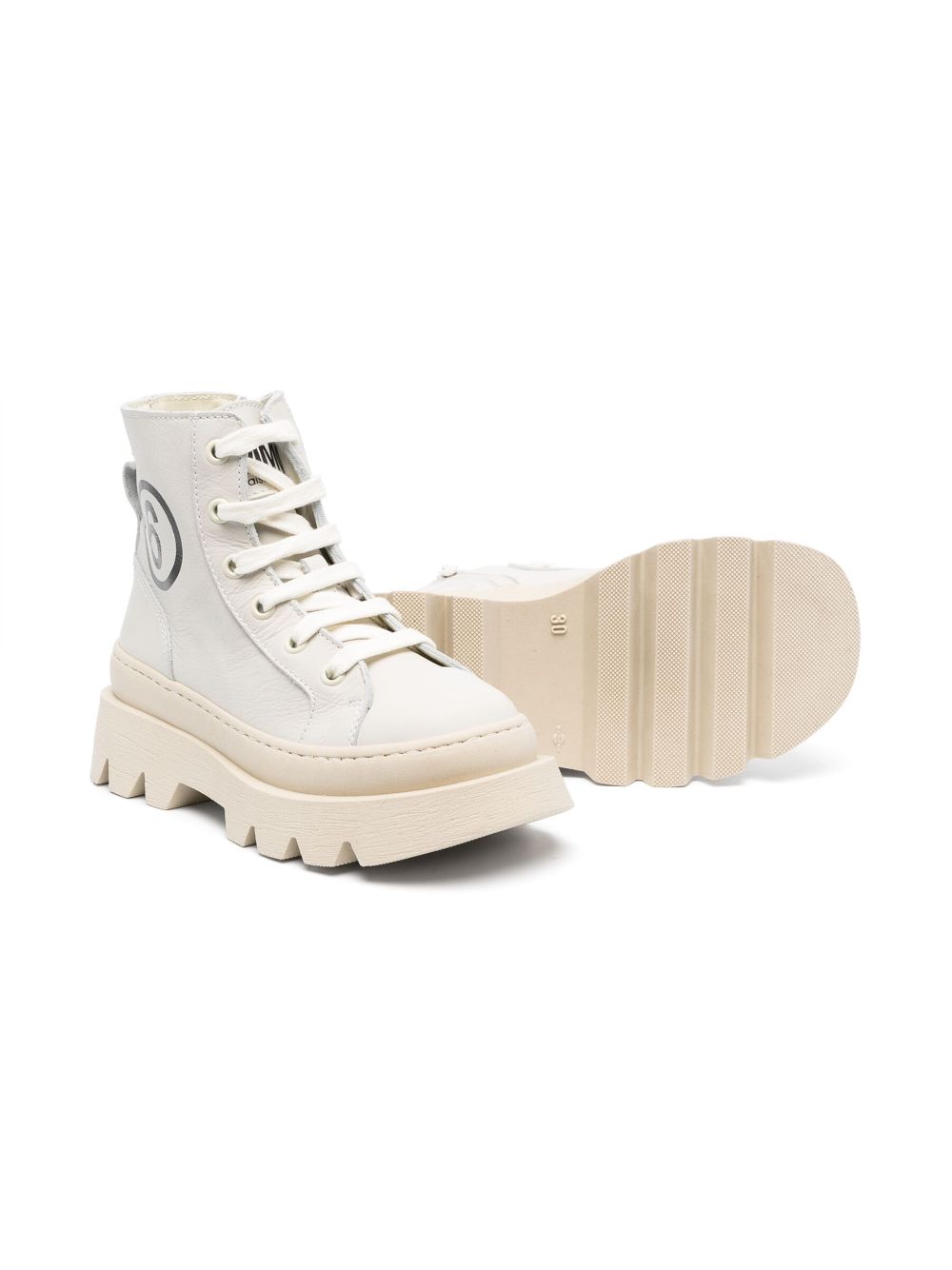 MM6 Maison Margiela Kids High-top sneakers - Beige