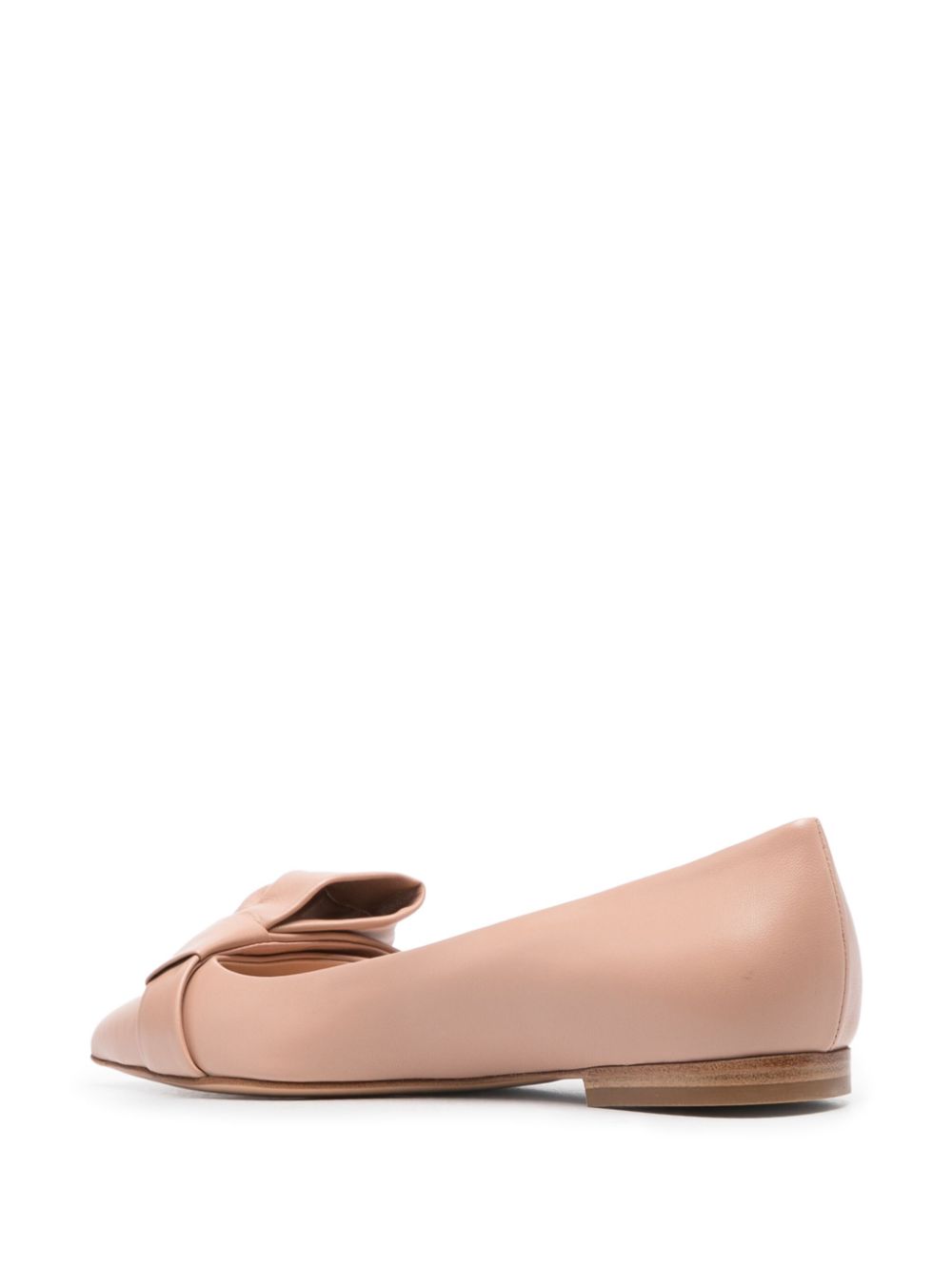 Gianvito Rossi bow-detail leather ballerina shoes Women