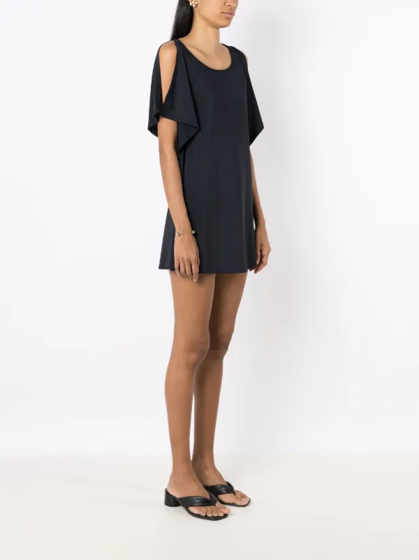 the nanny black dress Black Mist Mini Dress | Jaded London