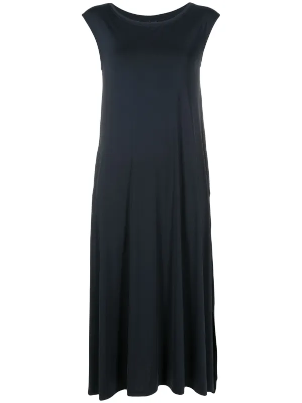 Lygia & Nanny Tie Shift Midi Dress | Black | FARFETCH Lygia & Nanny Tie Shift Midi Dress | Black | FARFETCH