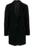 ISABEL MARANT Jilinka button-up virgin wool blend coat - Black