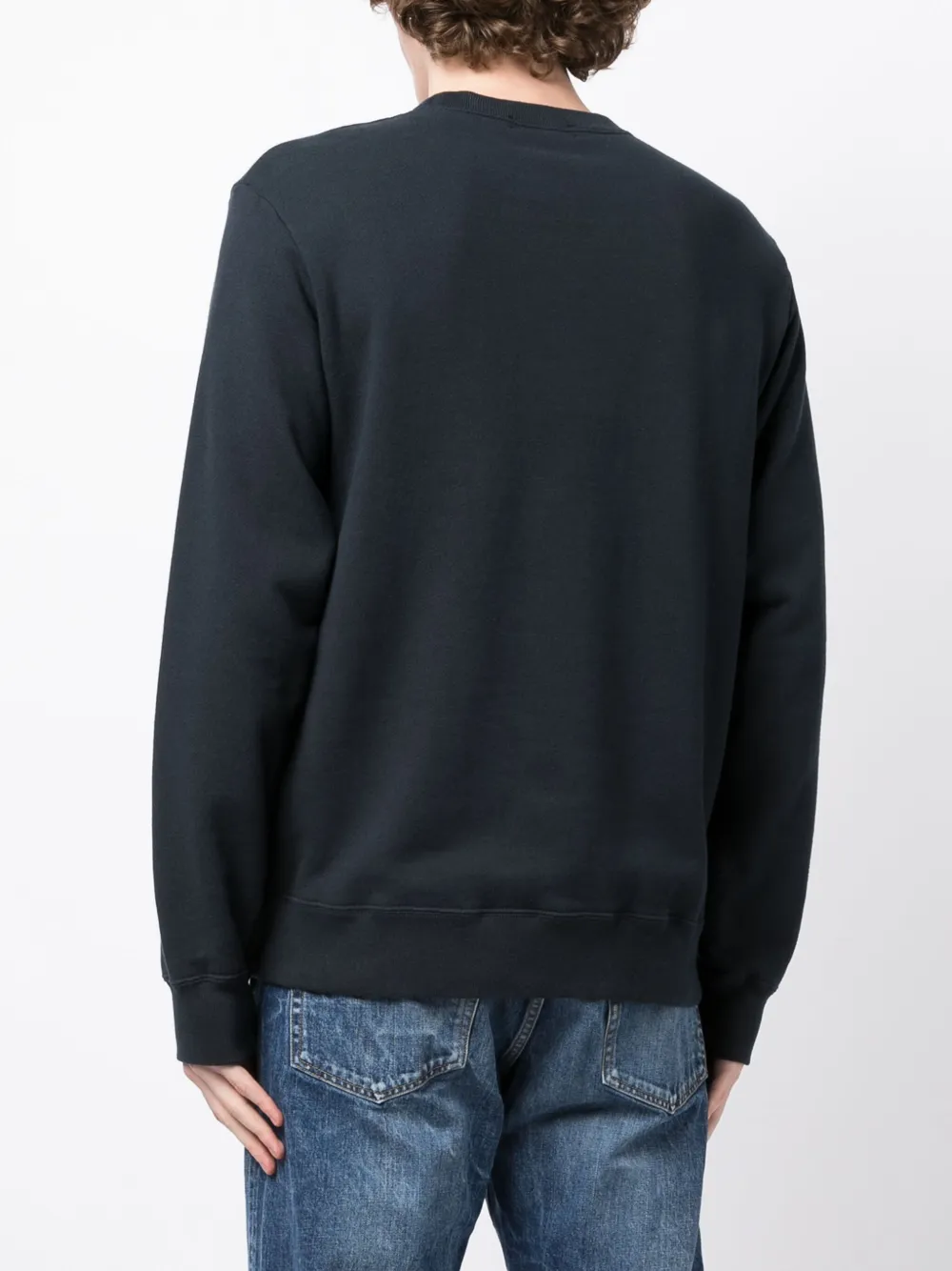 Undercover Graphic-print Cotton Sweatshirt In Blue