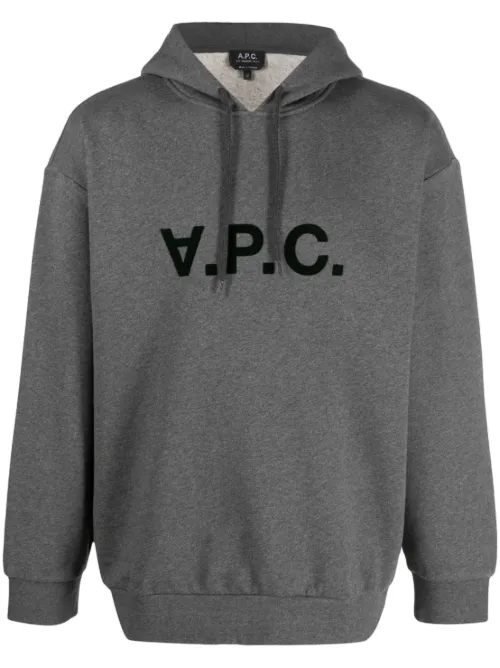 Hoodie Milo à logo imprimé - A.P.C. - Modalova