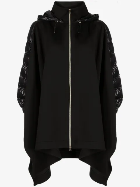 Herno cape en maille à capuche