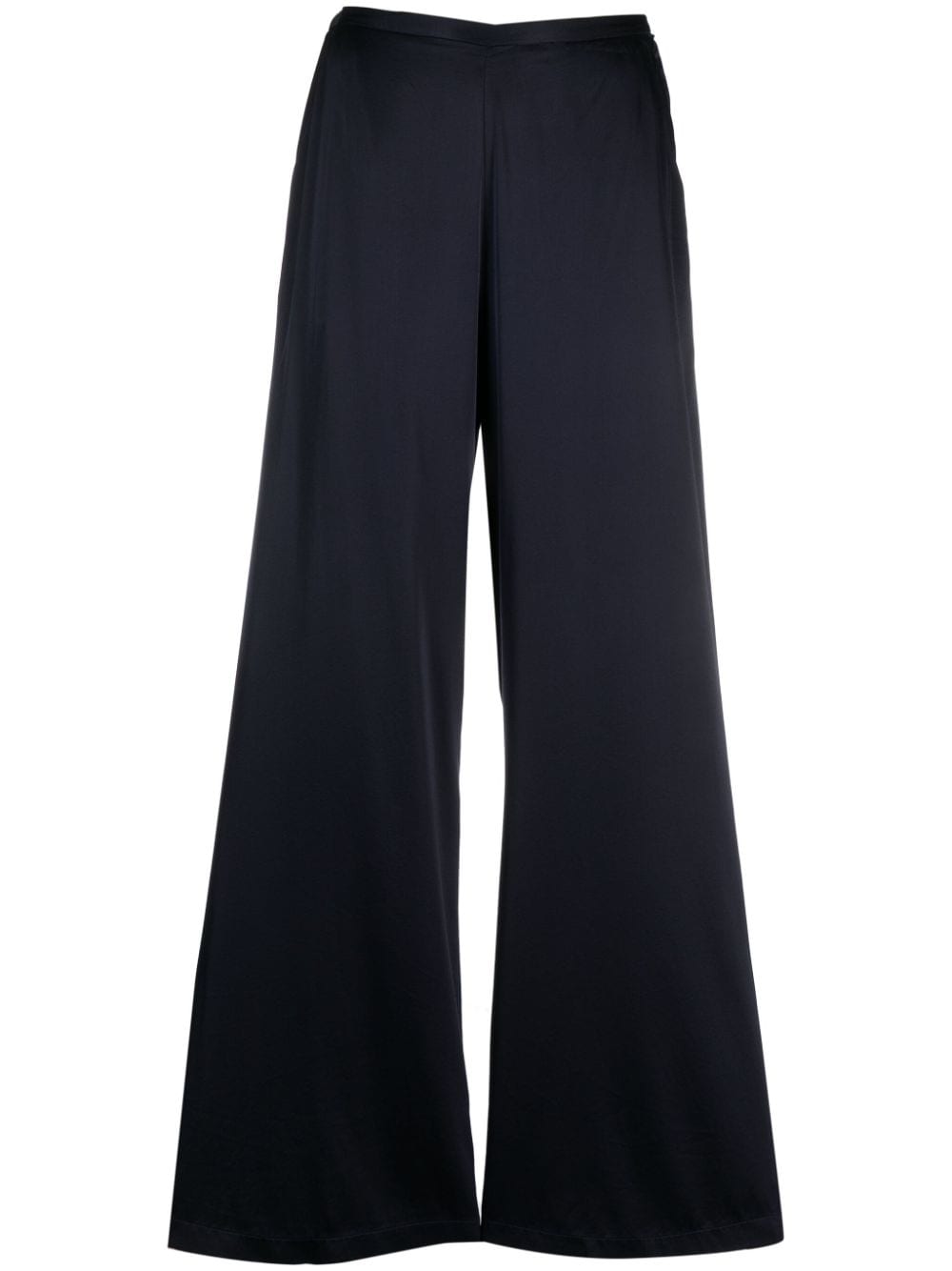 Image 1 of Forte Forte satin-finish wide-leg trousers