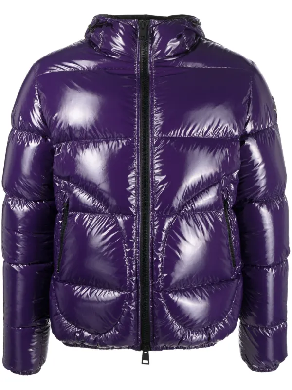 Herno logo-patch Padded Hooded Jacket - Farfetch