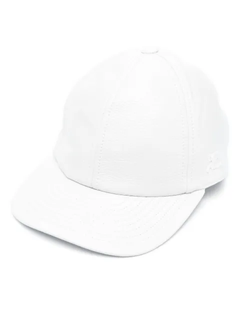 Courrèges logo-embroidered cotton cap