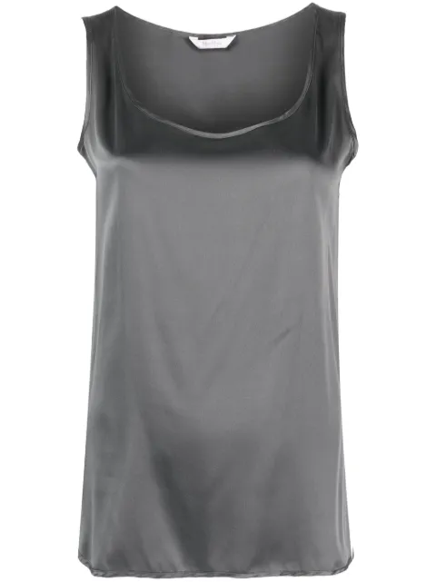 Max Mara square-neck sleeveless top